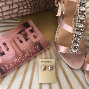 Francesca’s Glitter Stud Earrings